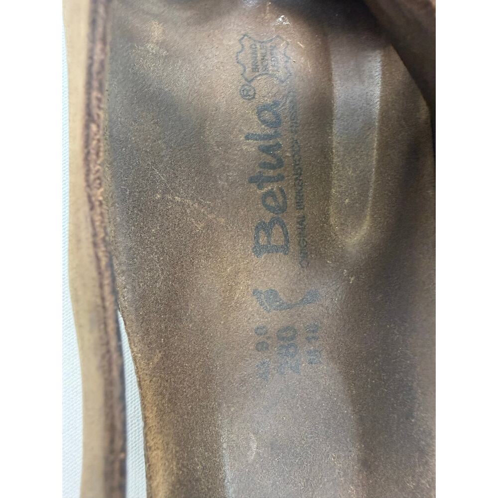 Betula by Birkenstock Milano Brown Leather 3 Strap Sandals Men’s Size 10 - Picture 8 of 8